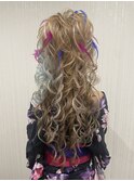 ハーフアップ