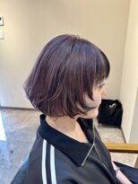 リノン(Linon)&nbsp;レイヤーボブ×ラベンダーグレージュ