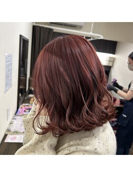 ヘアーラボラッシュ(Hair labo Rush) ボルドーカラー