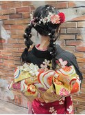 編みおろしツイン