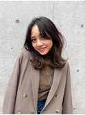 外ハネボブ☆韓国レイヤーボブ×前髪縮毛矯正髪質改善/名古屋栄