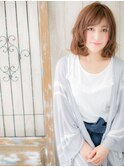 辻堂/髪質改善/ミルクティーピンクふんわりミディアムe