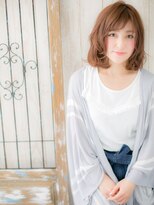 ルナス 福岡天神(LUNAS) 辻堂/髪質改善/ミルクティーピンクふんわりミディアムe