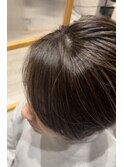ハイライトショートヘアダブルカラーアディクシーカラー