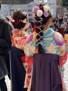 蘭美容室 ヘアセット