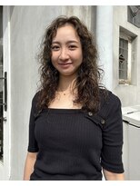 チクロ(ticro)&nbsp;【チクロ】癖毛/オリーブブラウン/スパイラルパーマ