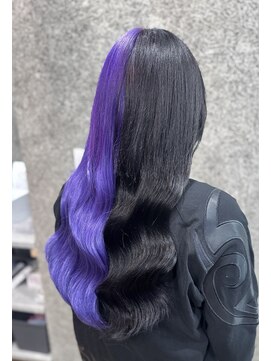 ベジータ(VEGETA) エクステでツートーンロング!