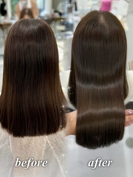 ハピネス 梅田茶屋町店(HAPPINESS) 韓国風/レイヤーカット/顔周り/顔まわり/髪質改善/ベージュ