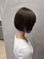 ナンバー 大分中央町店(N°)&nbsp;艶感【ブラウン】の大人ミニ【ボブ】