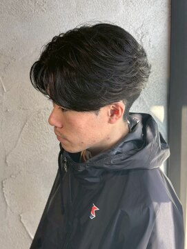 MEN'S HAIR/波巻ツイストスパイラル／フェザーパーマ/伊勢崎
