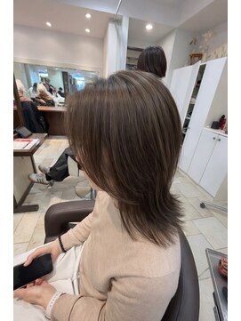 アッシュ 久が原店(Ash) ナチュラル脱白髪染めハイライト