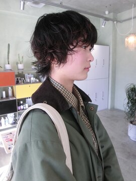 ジェムバイアルテフィーチェ(gem by artefice) ショートウルフパーマ