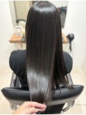 艶髪ロングの縮毛矯正