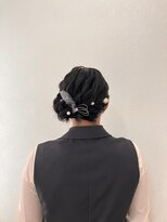 ヘアビジュー(hair bijou) ボブ サイドシニヨン