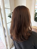 アミュレ ヘア サロン(Amule hair salon)&nbsp;軽やかなミディアムレイヤー明るめブラウンスタイリングが簡単