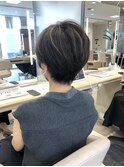 大人ショート/レイヤーカット/ショートボブ/ハイライト