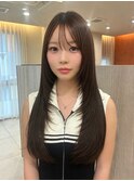 酸性ストレートと艶ブラウン