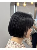 髪質改善酸性縮毛矯正×ボブ