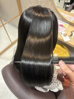 【全席完全個室サロン】ef lien西大寺 × 髪質改善ミルボンAujua認定サロン&nbsp;自然な艶髪ストレート