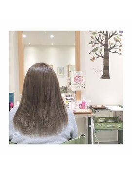 ナノハナ 鹿沼で唯一本格ヘッドスパが出来る美容室　サラサラストレート