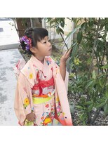 ヘアーメイク ダブル(HAIR MAKE double) 七五三アップスタイル♪