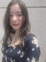 ジェナ(Jena)&nbsp;グレージュカラー ふんわりミディアム jena 【担当】堀川 彩