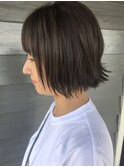 ぱつんとしたラインの外ハネBOB!