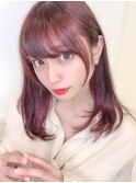 こだわり前髪＊メロウピンクブラウン