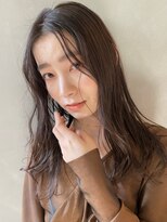 パーク(PARK)&nbsp;【PARK】ダークオリーブベージュ×ニュアンスウェーブ