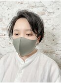 40代白髪ぼかしハイライトショート【Ruufus恵比寿渋谷】31579