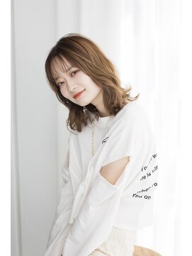 トティア 梅田(Totia) 【Totia梅田】こなれヘア×くびれミディ×ミントアッシュ