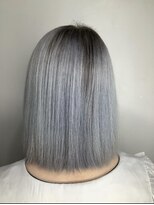 ボアップ 松山店(boappu) グレーカラー/ケアブリーチ/ダブルカラー/ハイトーン