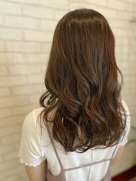 ビス ヘア アンド ビューティー 西新井店(Vis Hair＆Beauty) ブリーチなし/透明感カラー/ナチュラル/アッシュベージュ