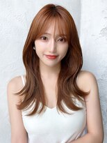 アフロート ルヴア(AFLOAT RUVUA)&nbsp;るなstyle 2wayバングのくびれヘア レイヤーカット 20代30代40代