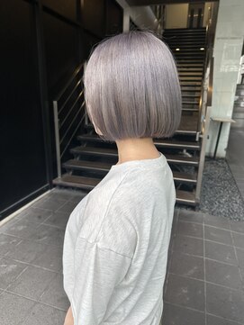 ロンド レア 天神大名店(Lond Le’a) ダブルカラーシルバーグレーケアブリーチハイトーンカラー韓国