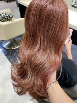 シファー(～Cifer) ピンクベージュハイライト艶感ふんわりカールお客様ヘア☆