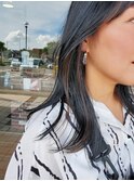 ちらりインナー×黒髪ロング