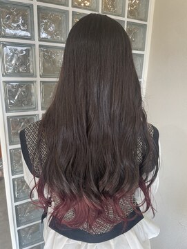 ボアップ(boappu) #裾カラー#ブリーチカラー#カラー