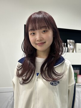 ゼスト 八王子店(ZEST) レッドブラウン+レイヤーカット