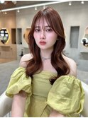 韓国レイヤーカット、くびれヘア前髪顔周りharuhi
