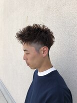 ゴットラトゥール(GOTTO LATOUR)&nbsp;アップバング/メンズパーマ/メンズショート/ツイストパーマ/