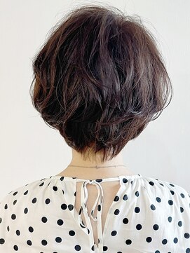 リコ(LIKO) 大人のふんわりボリュームショート☆大人ヘア/デジタルパーマ