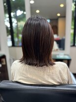 美容室 フォーリア Foglia&nbsp;ミディアムボブ　アッシュグレー