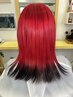【ケア特殊デザインカラー】ケアブリーチ＋ケアカラー＋ヘアケア ￥20000