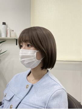 アイズ 横浜(IS) 横浜/切りっぱなしボブ/顔周りカット