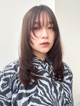 ロンド ボーイ 表参道(Lond BOY) フェミニンロング×髪質改善顔周り前髪レイヤーカット[表参道]