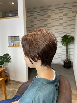 ハレウミヘアー 阿見(ハレウミhair) 阿見町/ショートカット/耳かけボブ/白髪染め/白髪/ヘッドスパ