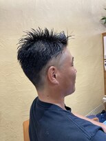 オッジ ヘアー ジャッロ(Oggi Hair giallo)&nbsp;刈り上げショート7月