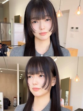 ミリ 奈良店(mm) 姫カット/近鉄奈良/学割/奈良/暗髪/学生/髪質改善トリートメント