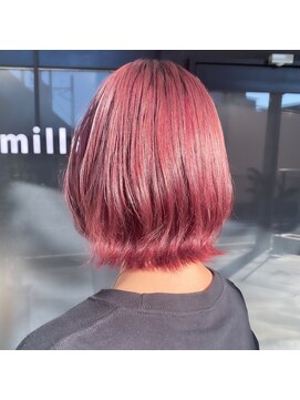 ミル(1001 mille) イルミナカラー/イヤリングカラー/カラー/レッドカラー